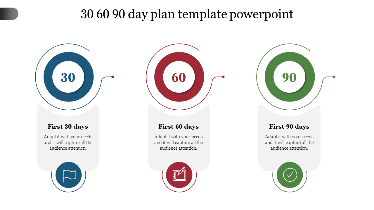 Editable 30 60 90 Day Plan Template PPT and Google Slides